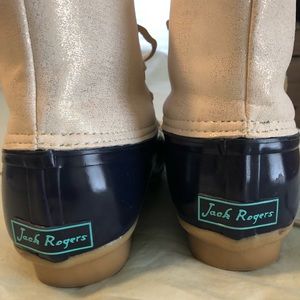 Jack Rogers rain boots. Like new only worn twice.